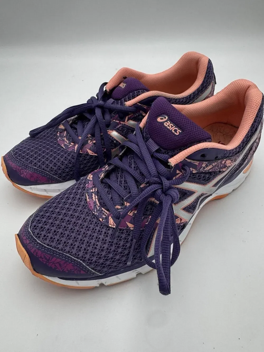 ASICS Women’s T6E8N Running Shoes Purple Coral Size 10 US / 42 EU